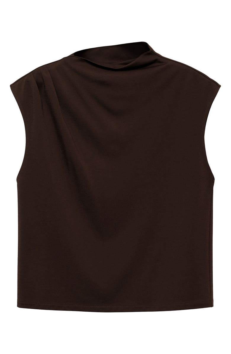 MANGO Candela Extended Shoulder Funnel Neck Top, Alternate, color,