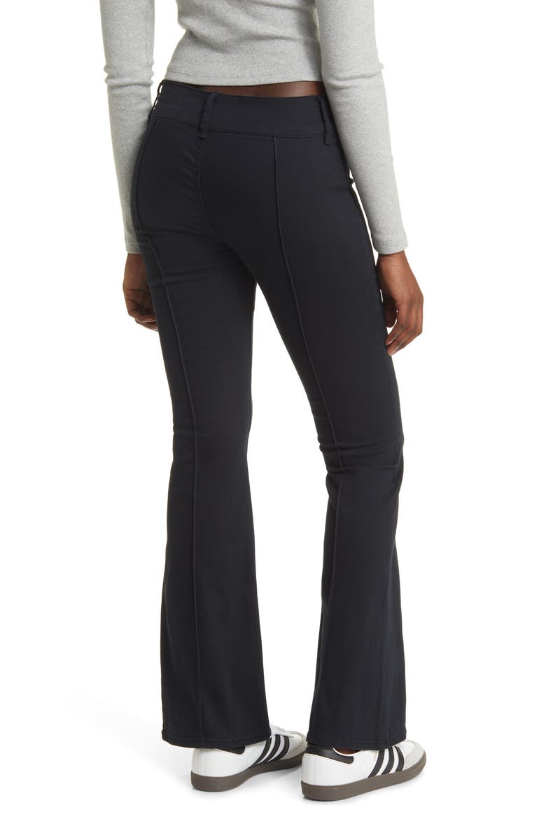 Low Rise Flare Jeans, Alternate, color, ANTHRACITE