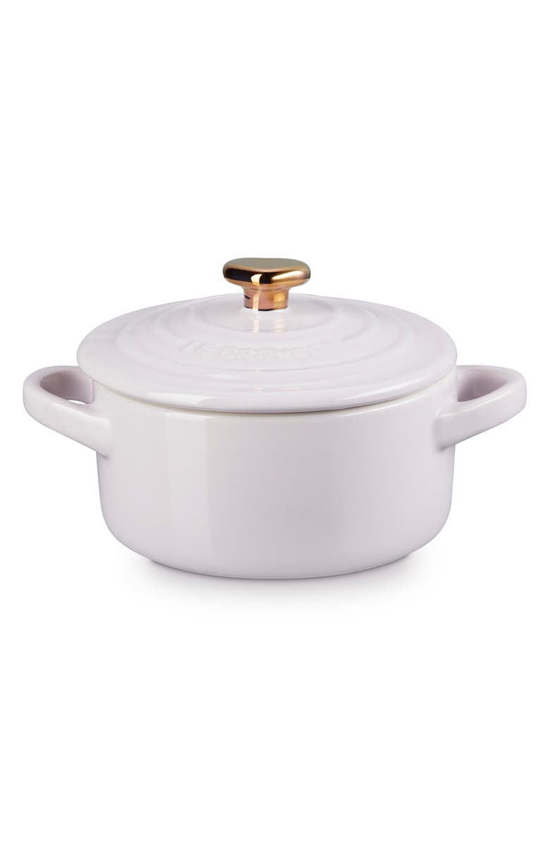 Le Creuset Mini Round Stoneware Baking Dish, Alternate, color, Shallot