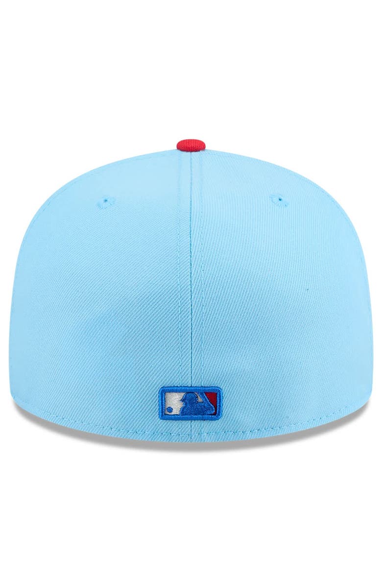 New Era Men's New Era Light Blue/Red Boston Red Sox 2025 Fourth of July 59FIFTY Fitted Hat, Alternate, color, Light Blue
