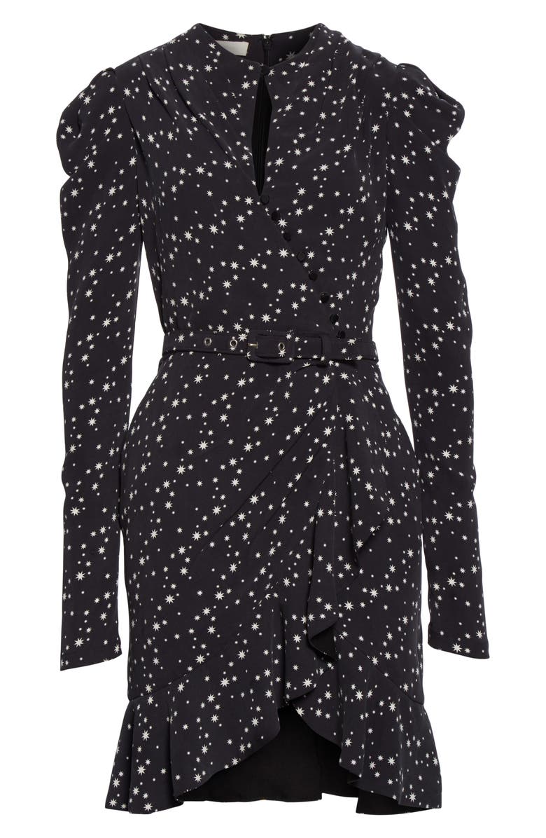 Simkhai Jonathan Simkhai Star Print Long Sleeve Dress, Alternate, color, 