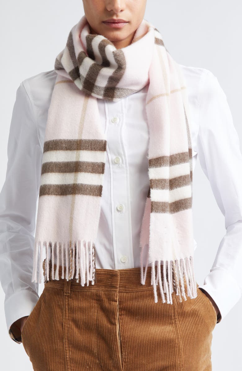 Giant Check Cashmere Scarf