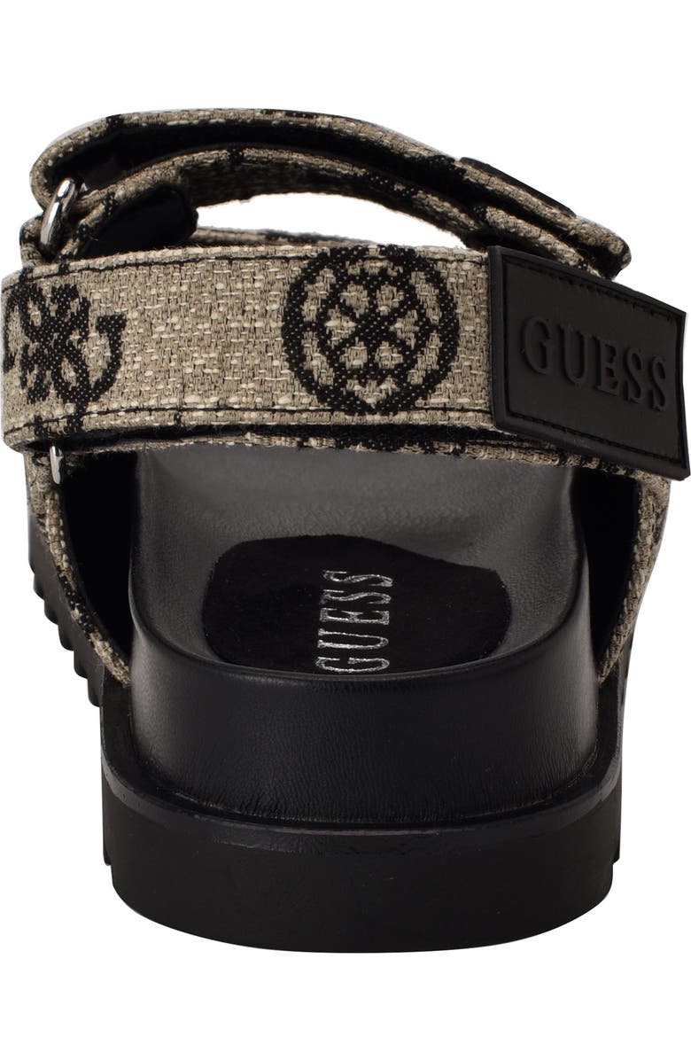 GUESS Fadey Slingback Platform Sandal, Alternate, color, Black