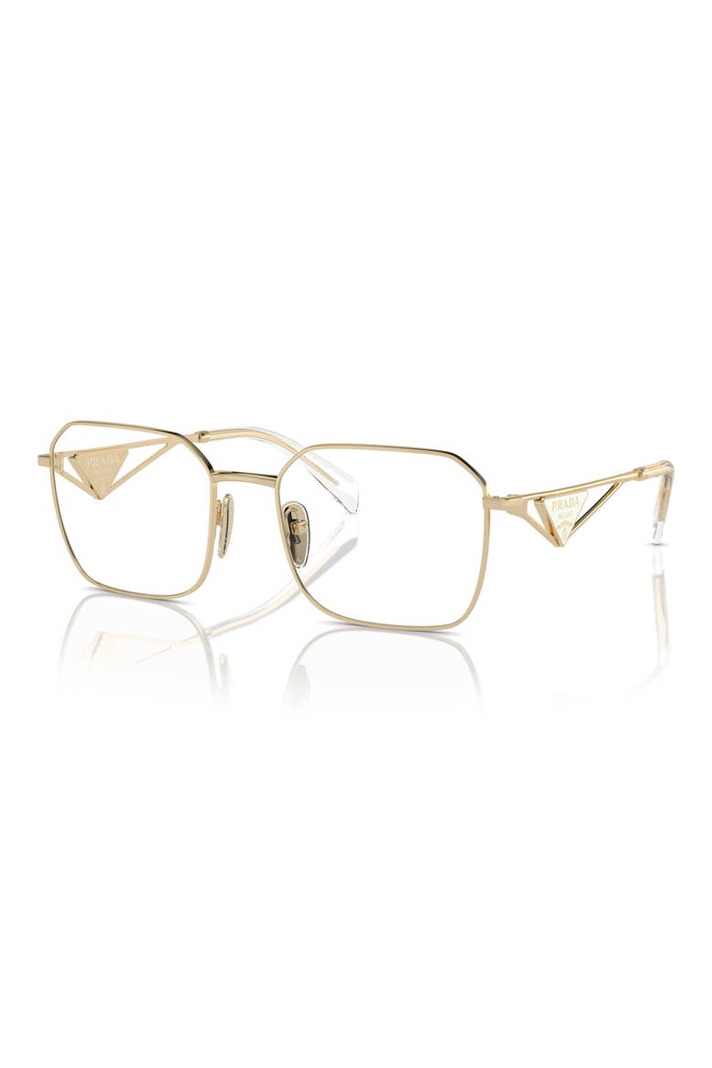 55mm Irregular optical glasses, Alternate, color, PALE GOLD