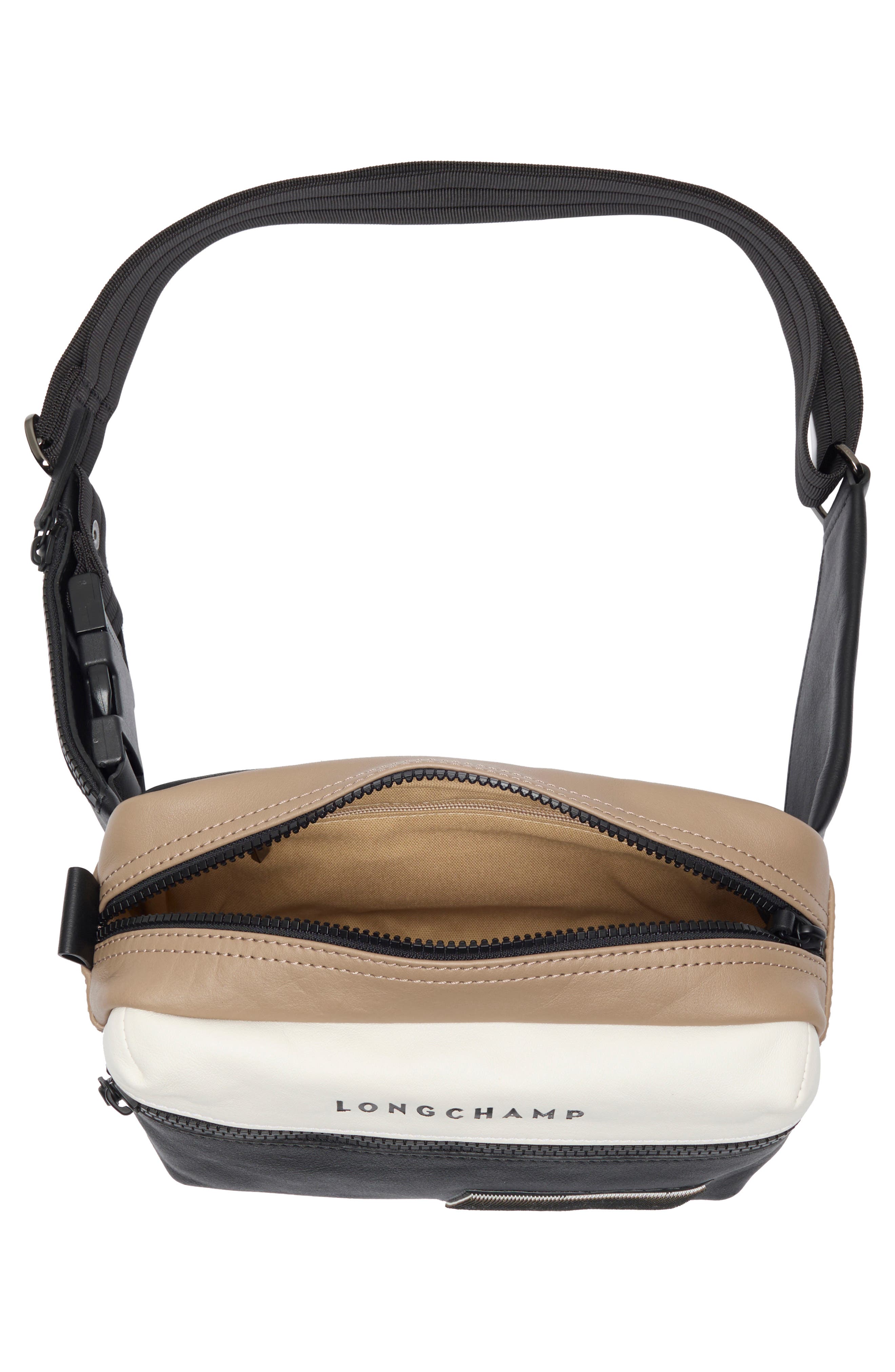 Longchamp 3D Sport Leather Belt Bag, Alternate, color, Mink