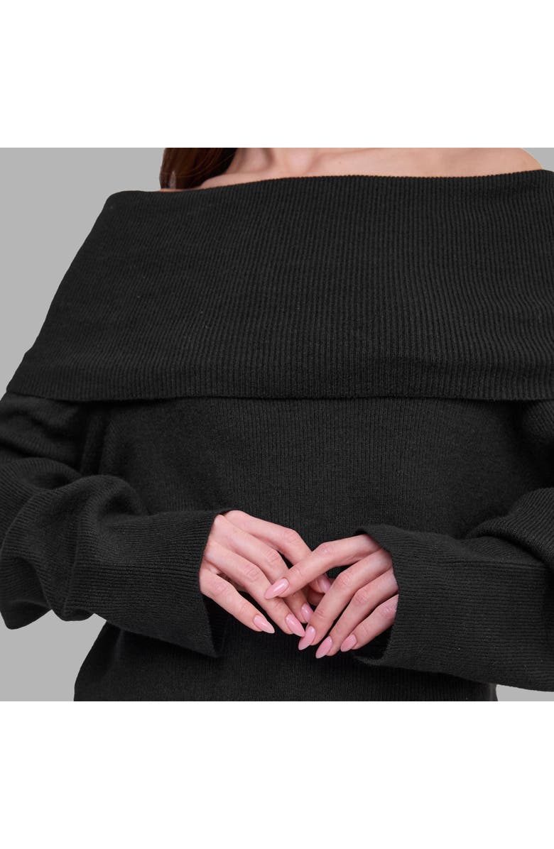 Blvck Paris Blvck Off Shoulder Top, Alternate, color, 