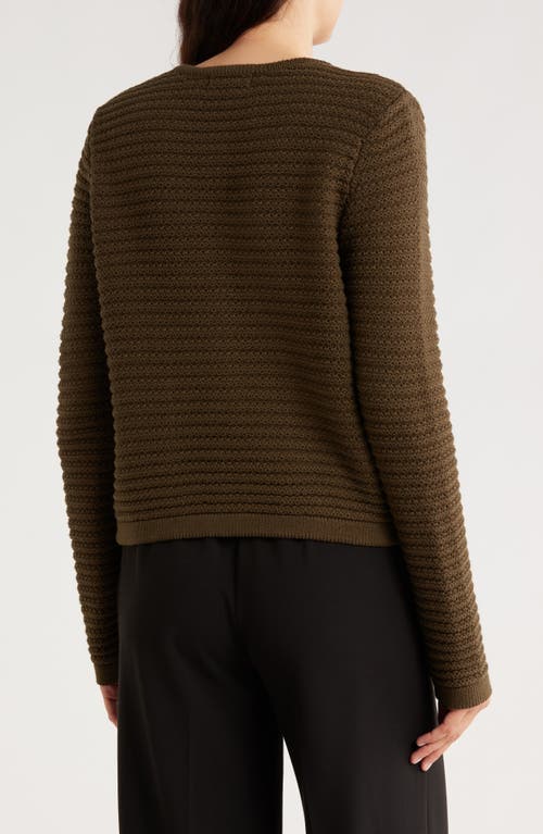 Gemma + Jane Buttoned Cardigan Sweater In Green