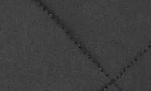 Champion Diamond Quilted Shawl Collar Jacket In Black