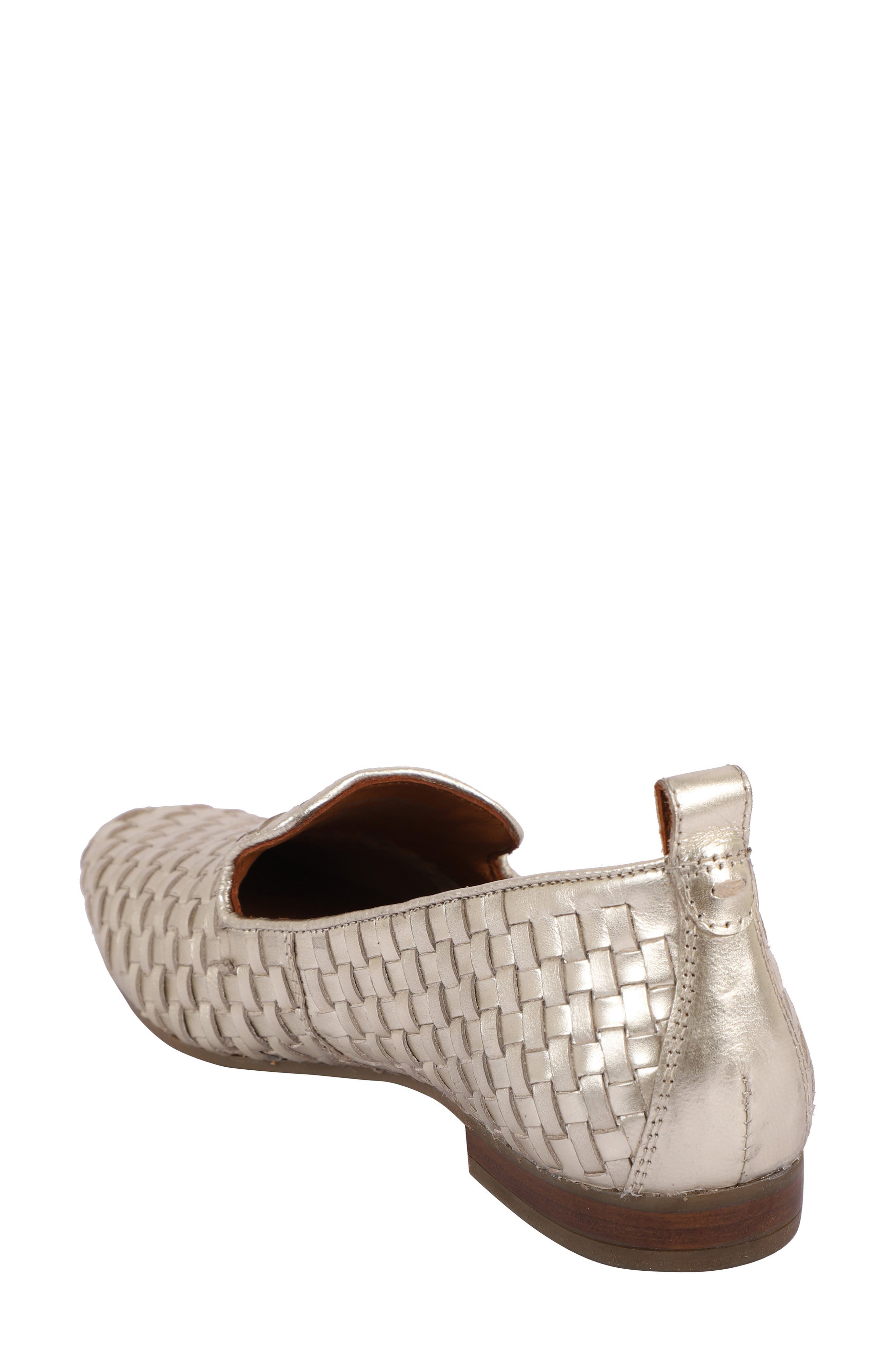 Gentle Souls Morgan Metallic Loafer, Alternate, color, Soft Gold