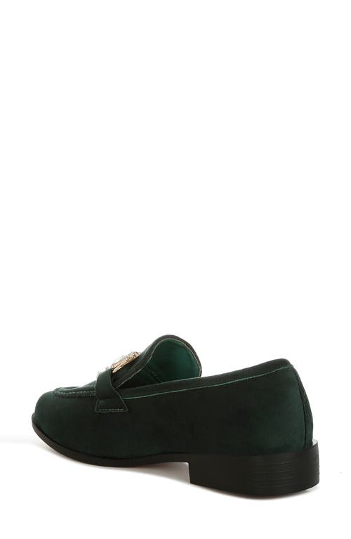 Rag & Co Maestro Bit Loafer In Green