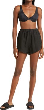 Vitamin A® Tallows Linen Cover-Up Shorts