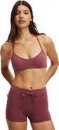 COTTON ON BODY Women's Active Ultra Soft Halter Open Back Crop