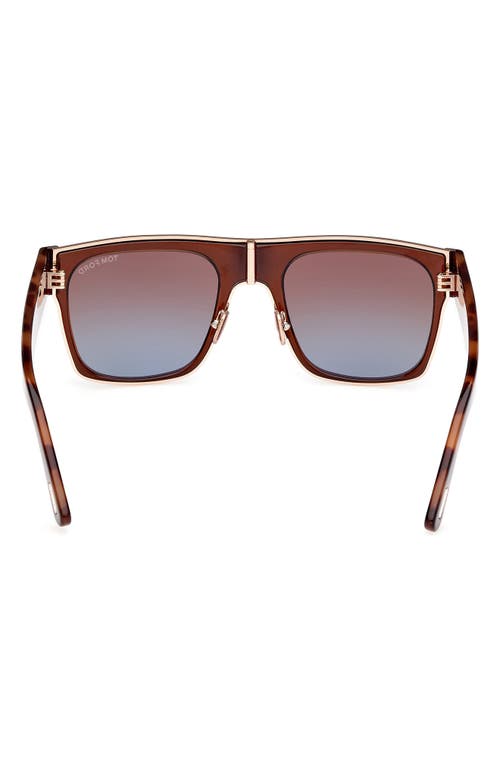 Tom Ford Edwin 54mm Square Sunglasses