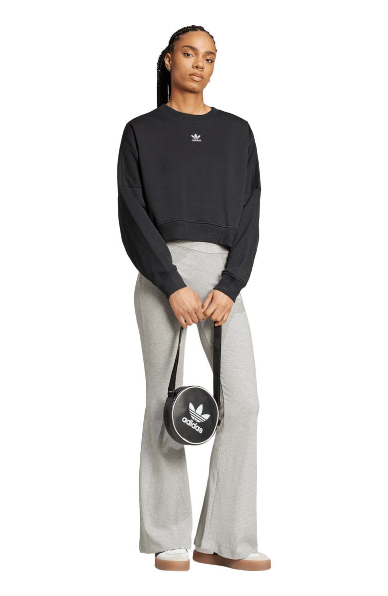 adidas Trefoil Essentials Crewneck Sweatshirt, Alternate, color, 