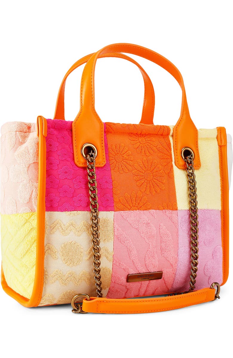 Kurt Geiger London Small Hoxton Shopper Bag, Alternate, color, Orange Multi