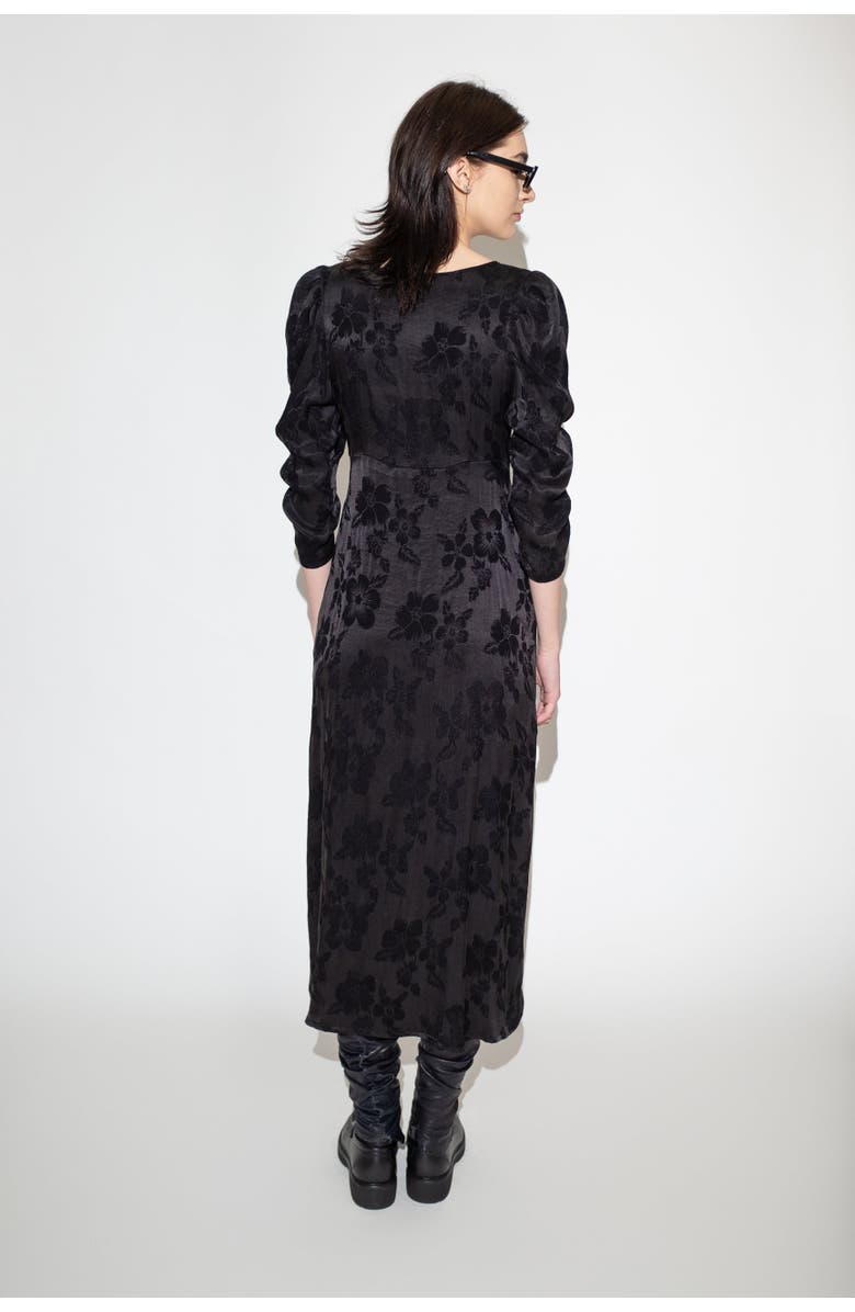 Untitled in Motion Anoita Floral Midi Dress, Alternate, color, Black Floral