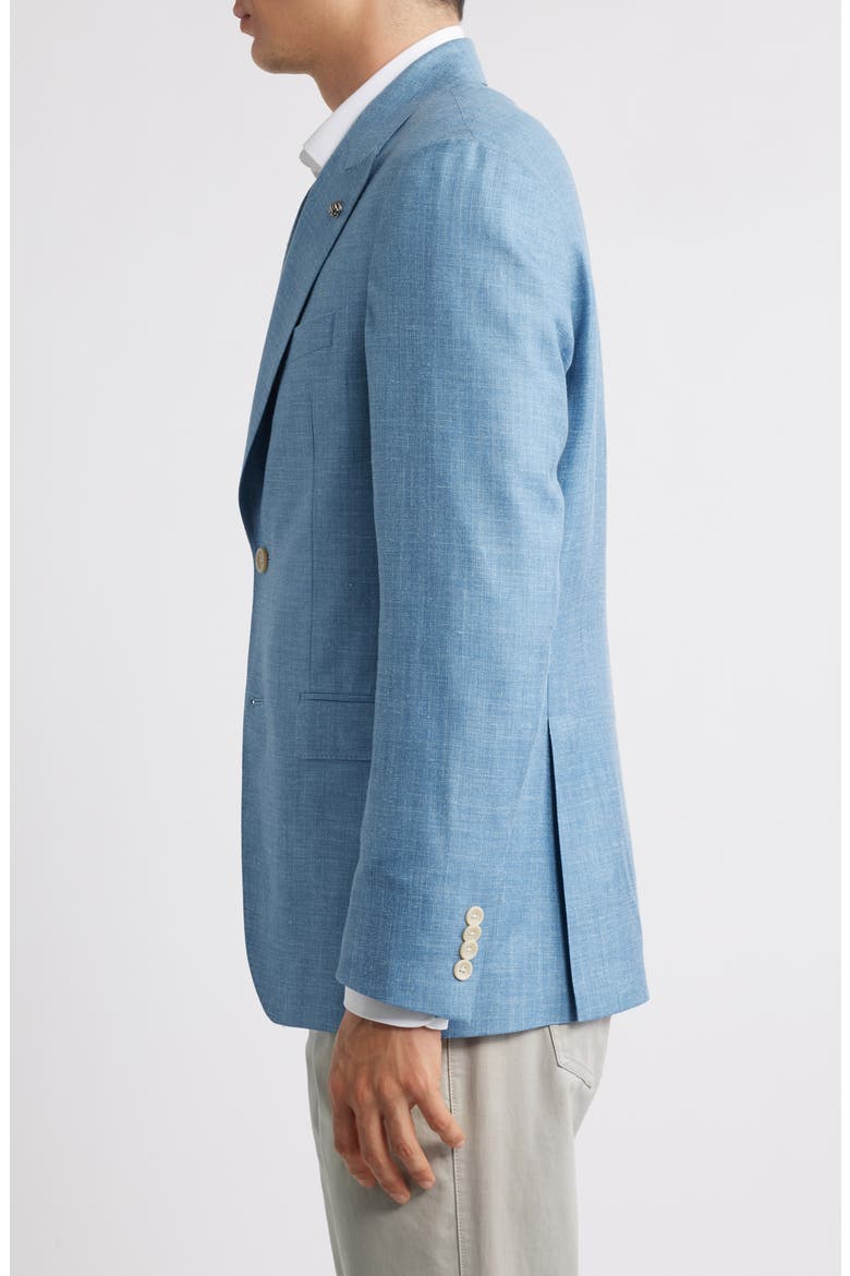 Marcus Peak Lapel Sport Coat, Alternate, color, LIGHT BLUE