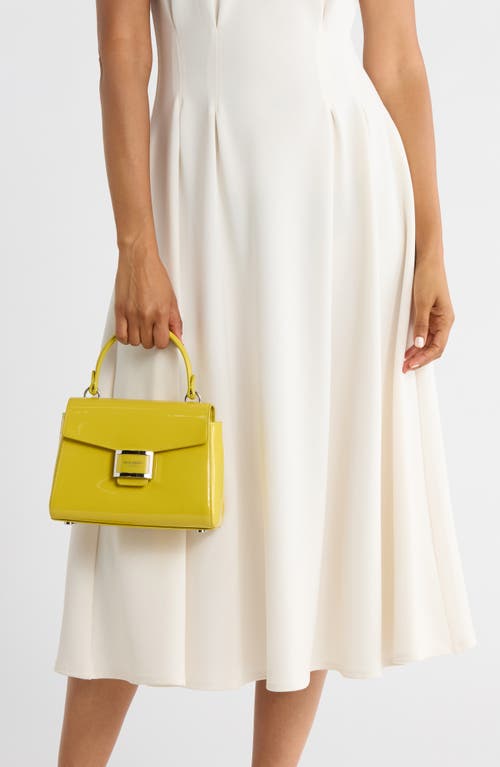 Kate Spade New York Patent Leather Satchel In Green