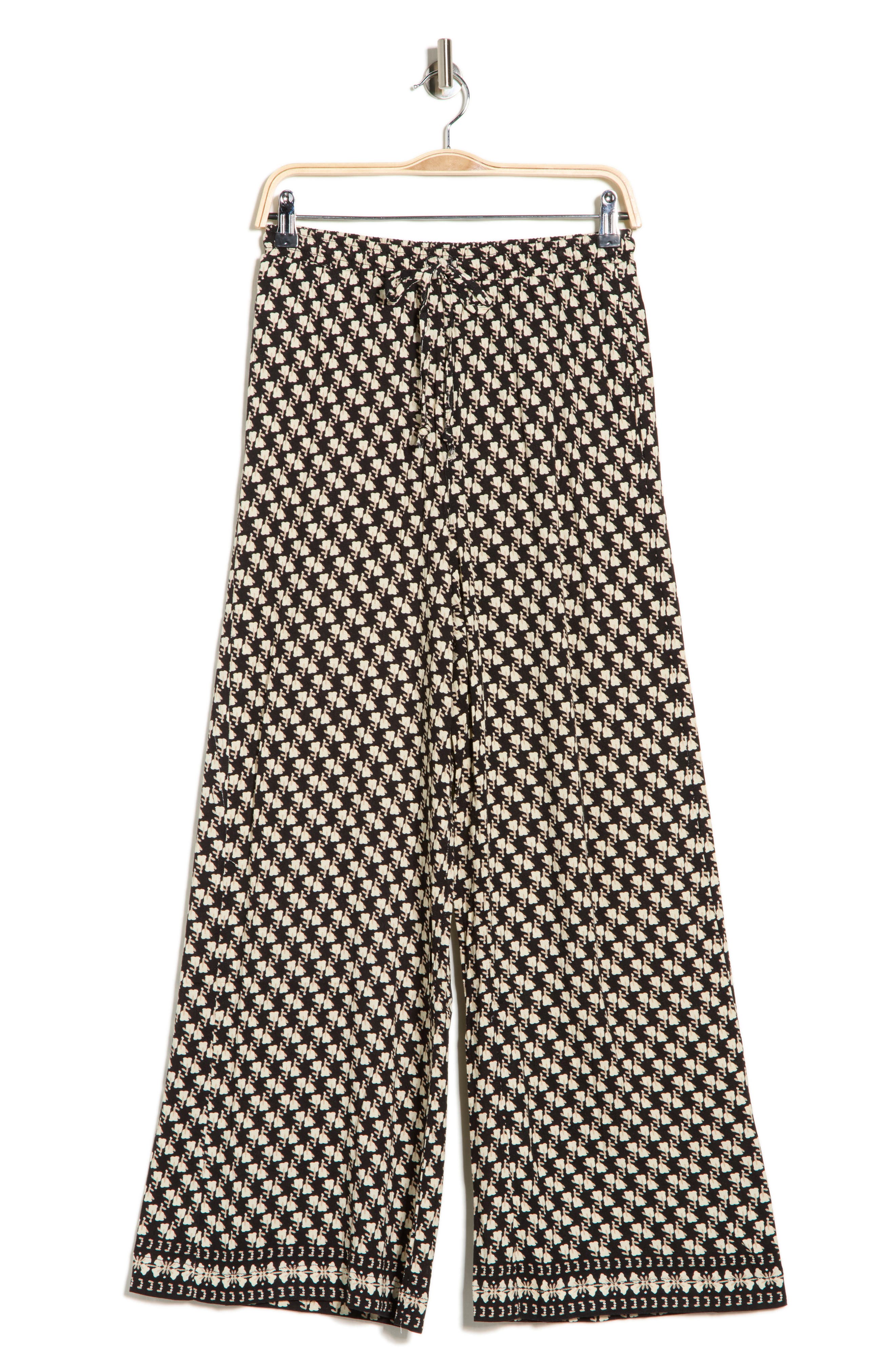 MAX STUDIO Drawstring Wide Leg Pants