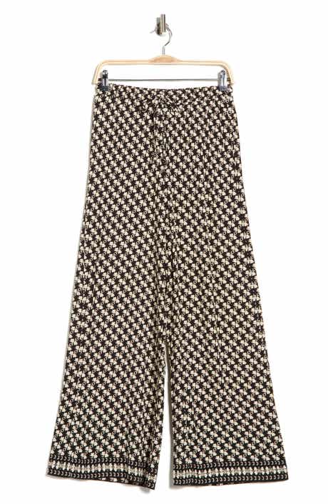 MAX STUDIO Drawstring Wide Leg Pants