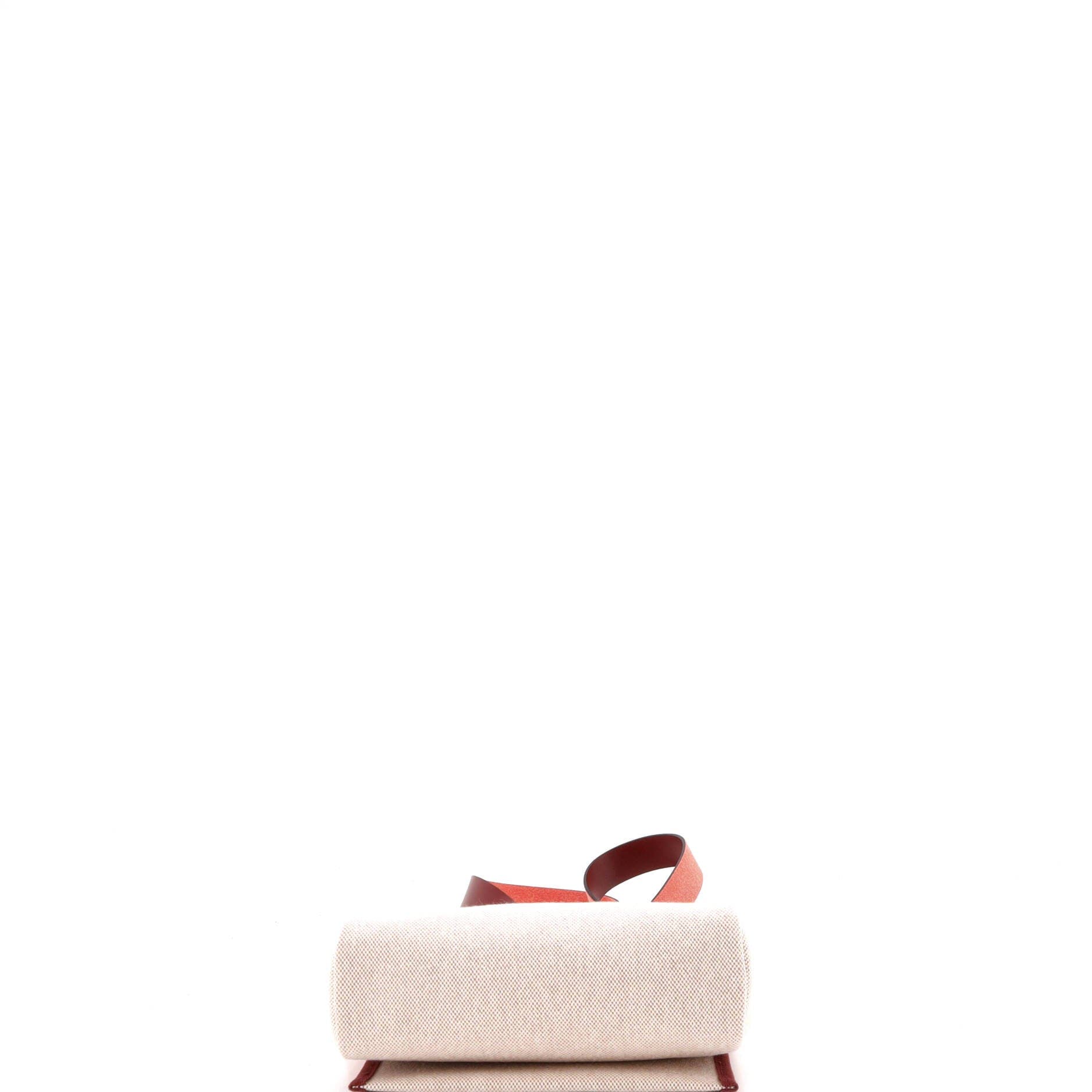 Herbag Zip Toile and Leather 20, Alternate, color, Red
