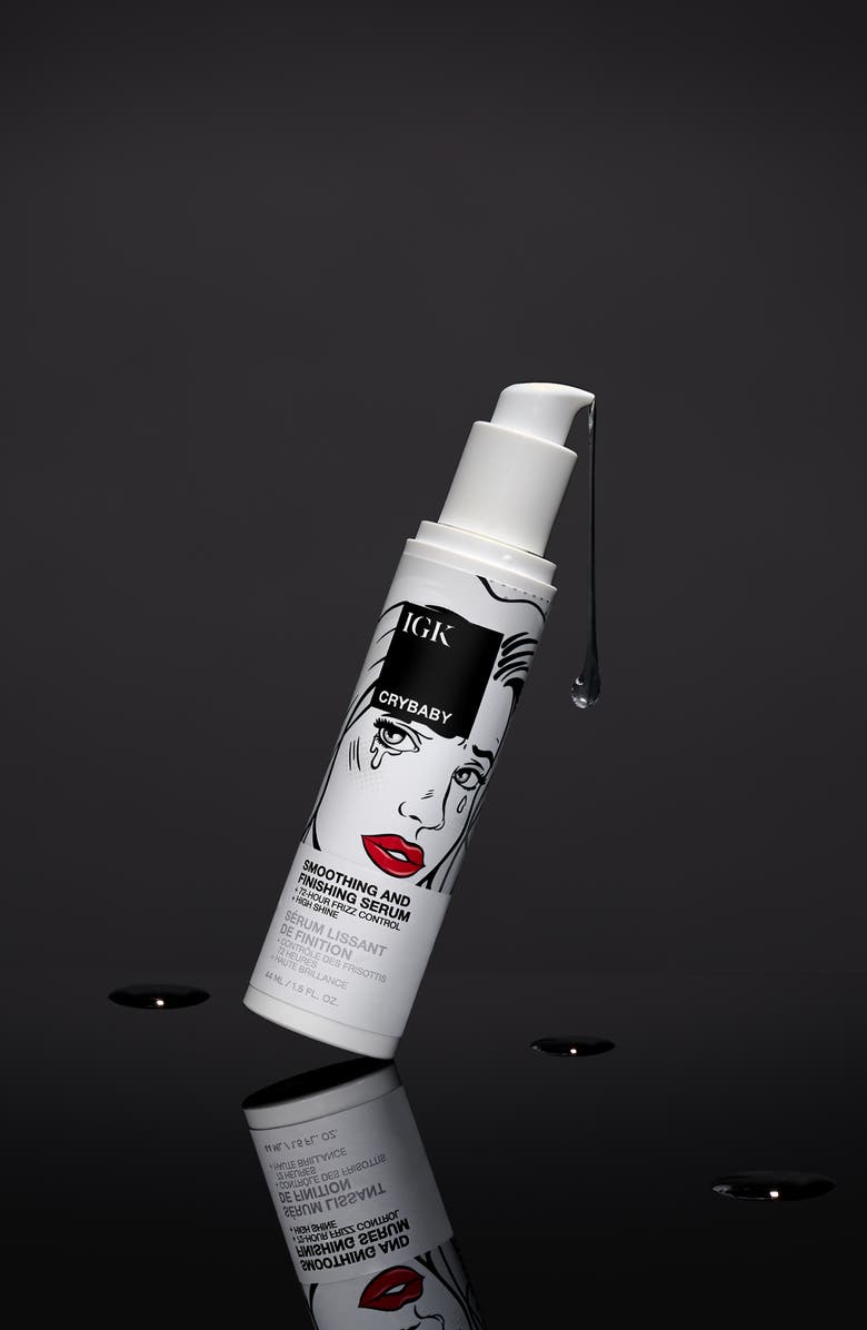 IGK Crybaby Smoothing & Finishing Serum, Alternate, color, 