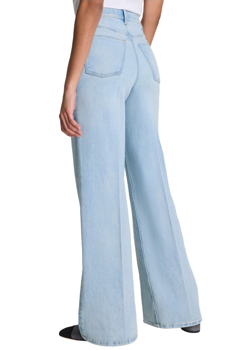 SPANXshape™ Authentic 360 High Waist Wide Leg Jeans, Alternate, color, ASHLAND WASH