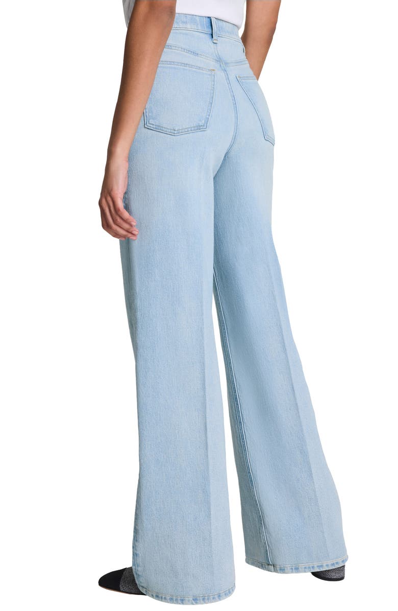 SPANX<sup>®</sup> SPANXshape<sup>™</sup> Authentic 360 High Waist Wide Leg Jeans, Alternate, color, Ashland Wash