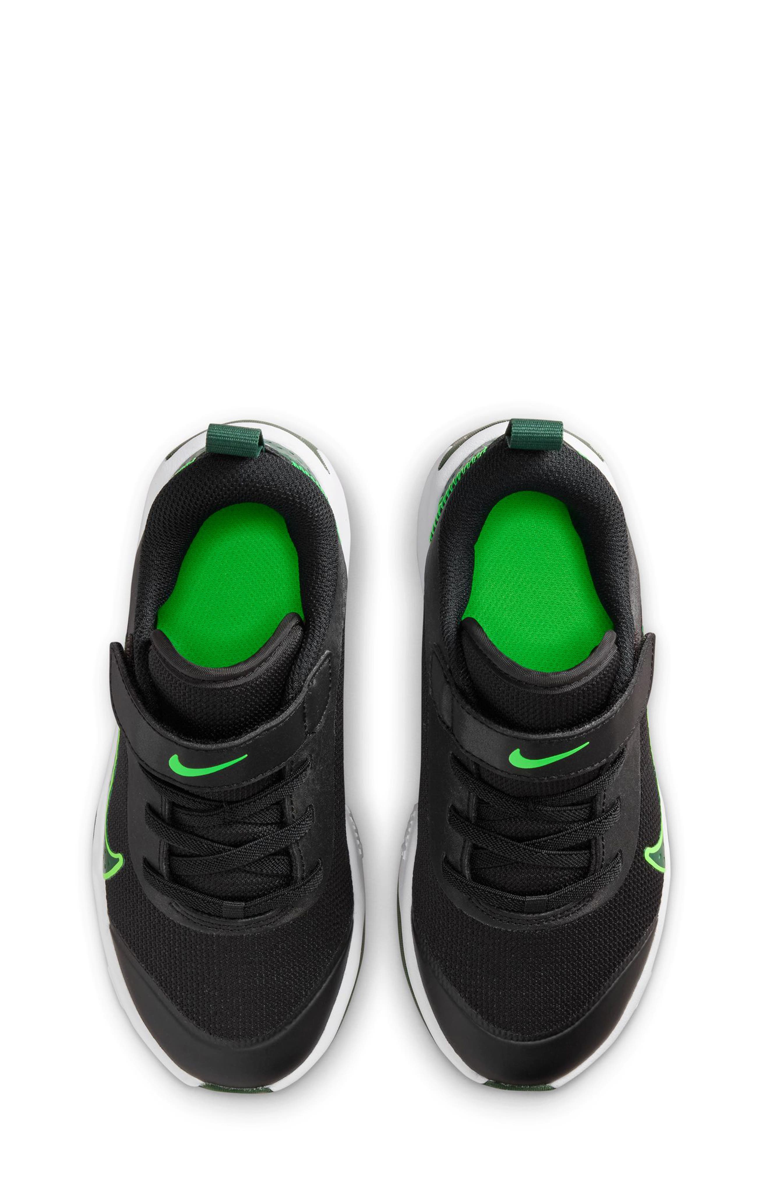 Nike Kids' Omni Multi-Court Sneaker, Alternate, color, Black/ Fir/ Green Strike