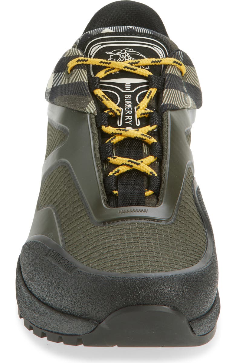 Burberry Check & Mesh Discover Sneaker, Alternate, color, Thicket/ Thicket Ip C