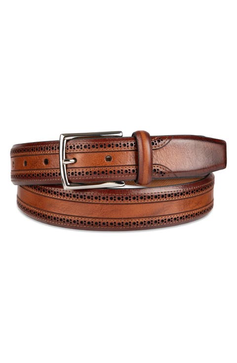 Brogue Leather Belt