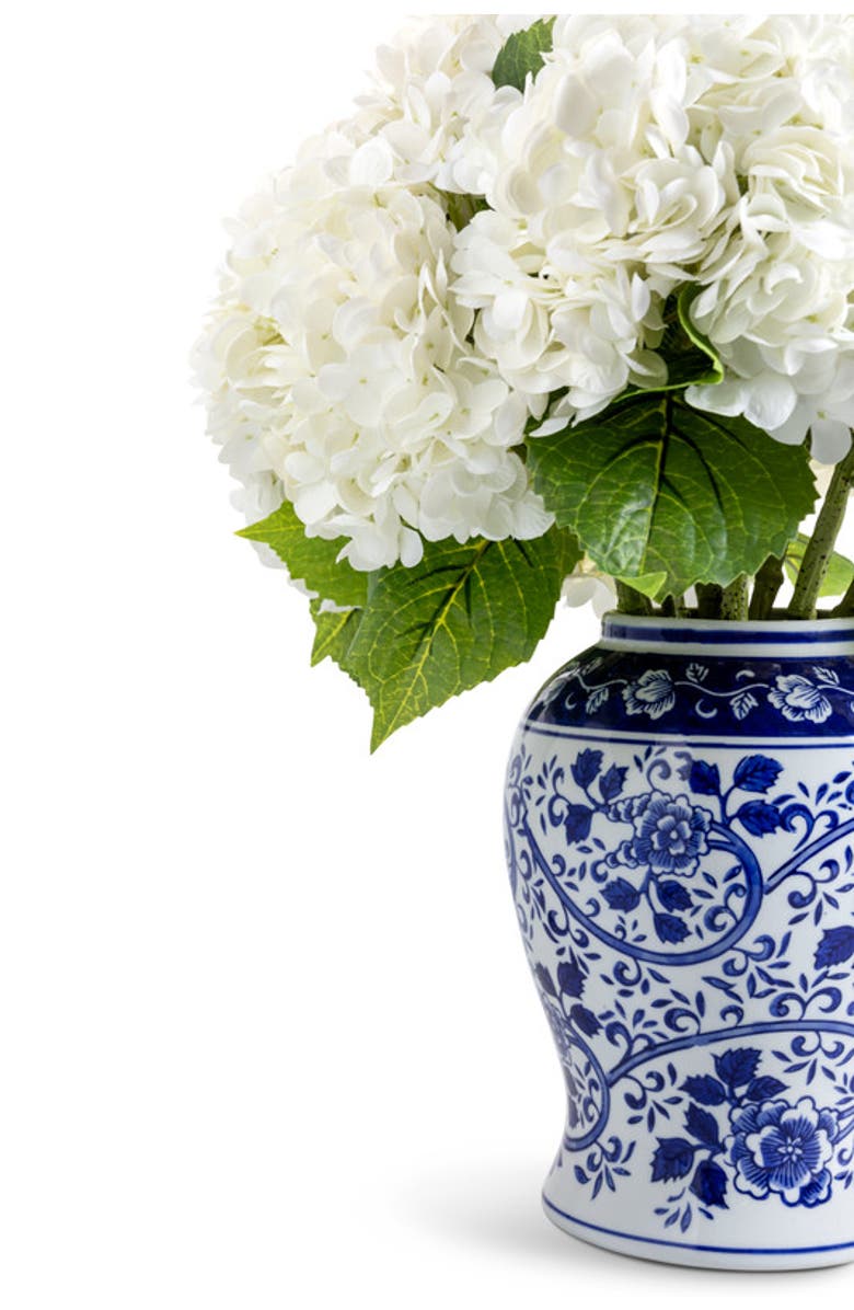 CocoBella Tinsley RealTouch Hydrangea Arrangement, Alternate, color, Snow