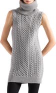 7 For All Mankind Cowl Neck Cable Vest