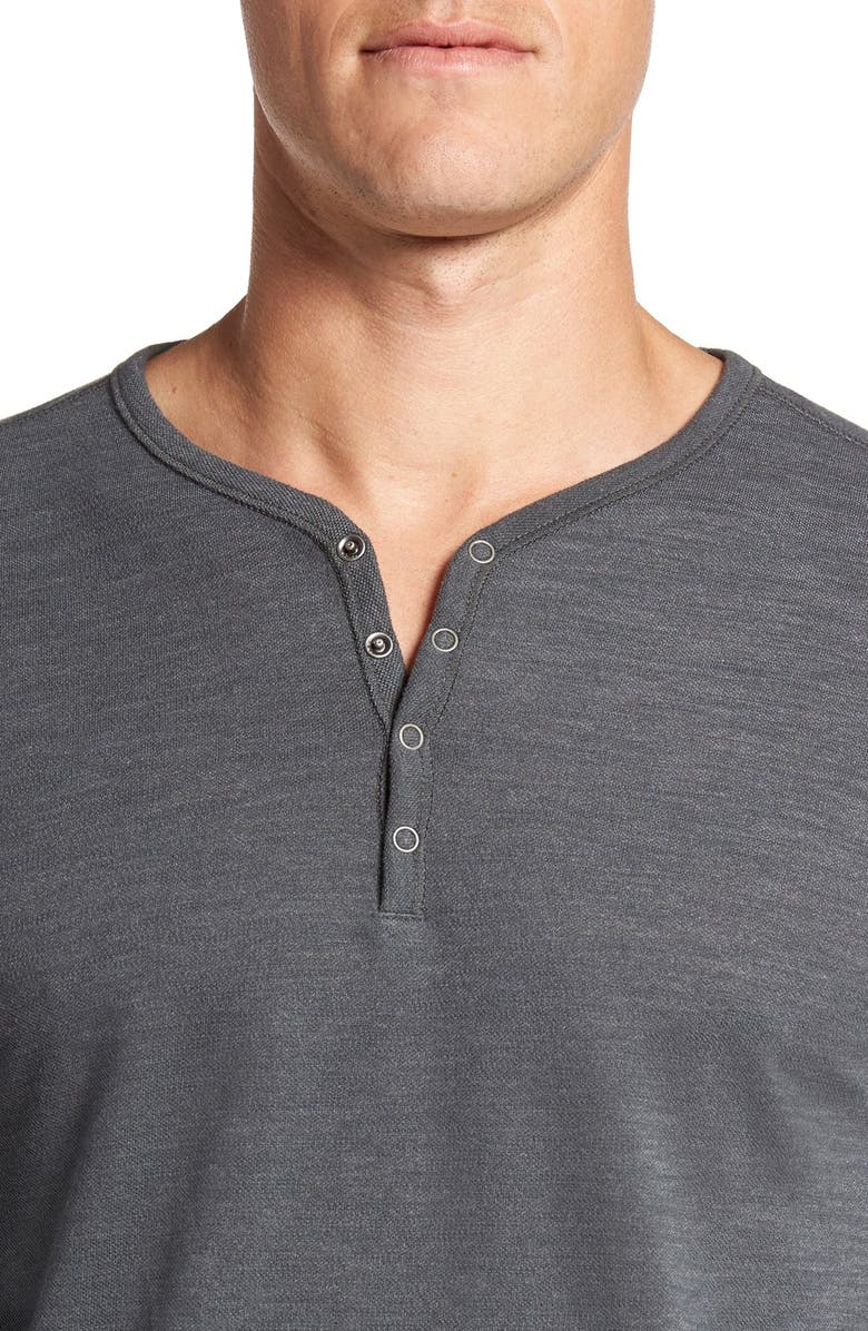 John Varvatos Star USA Snap Placket Henley, Alternate, color, 