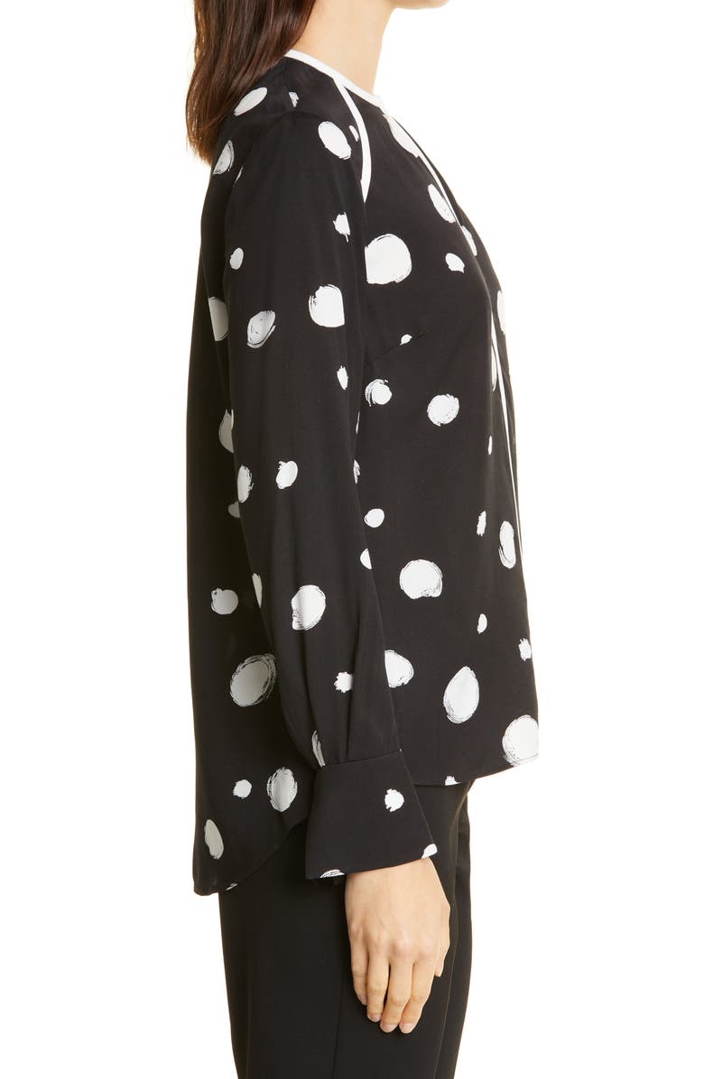 Ted Baker London Dulani Spot Top with Contrast Binding, Alternate, color, 