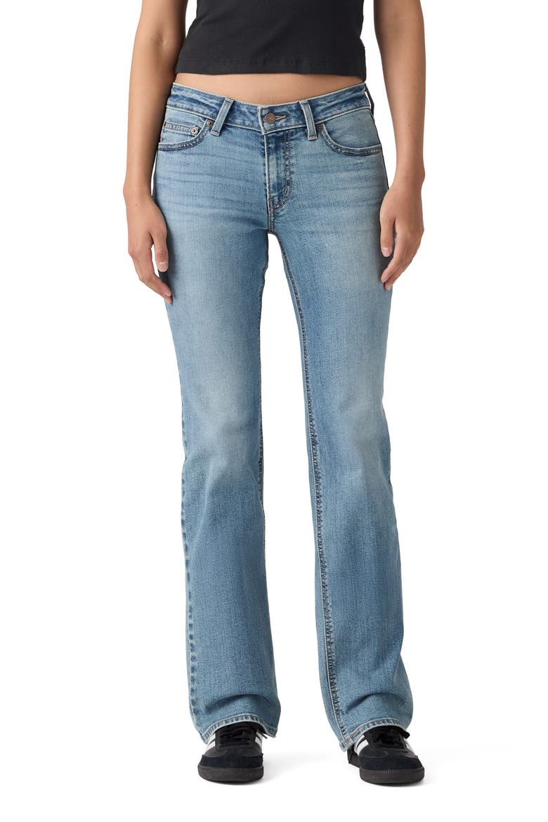 Superlow Bootcut Jeans, Main, color, MOST MOTIVATED