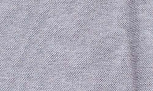 Shop Ashley Williams Amelia Pleated Drop Waist Cotton Piqué Polo Dress In Grey