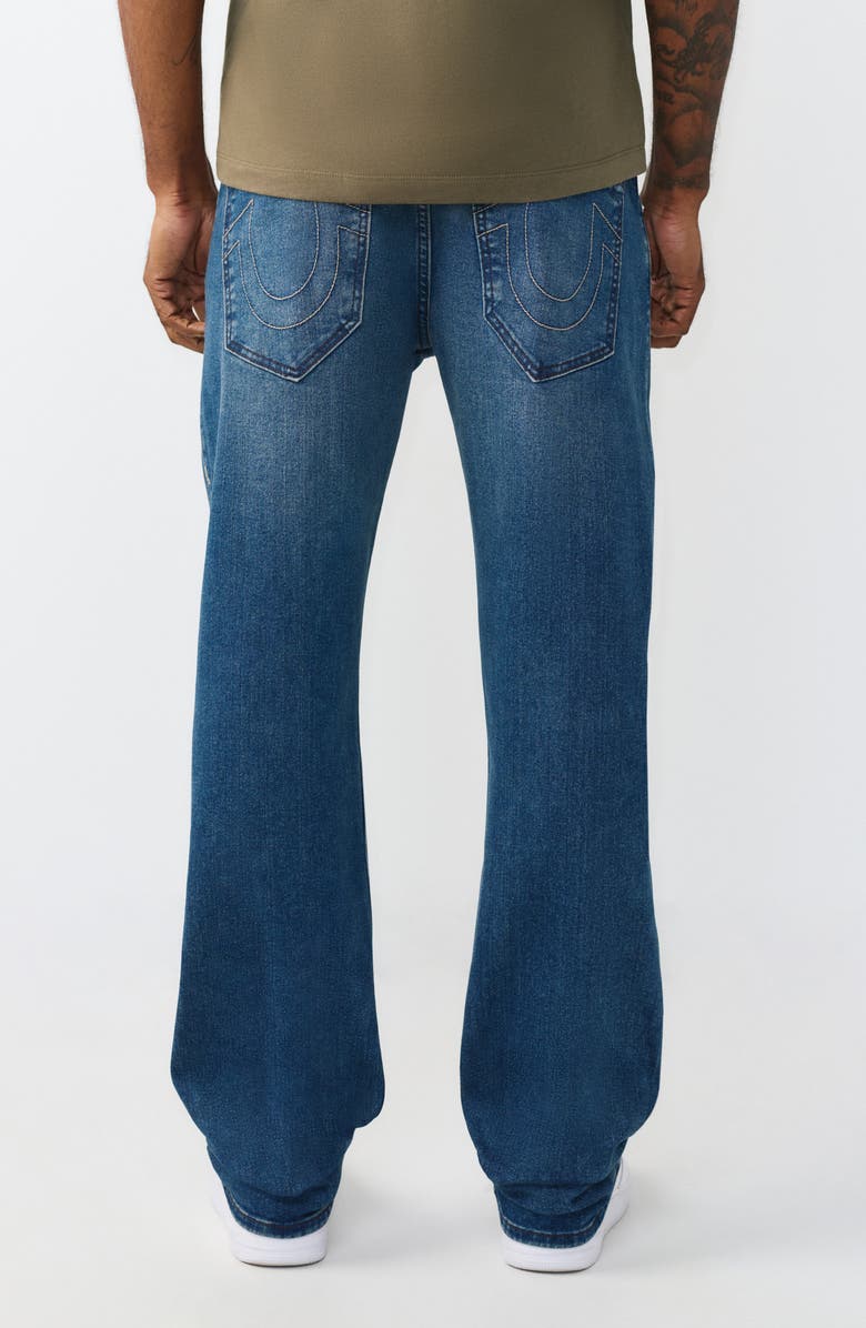 True Religion Ricky Signature Straight Jeans, Alternate, color, Medium Blue Comet