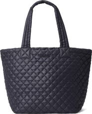 MZ Wallace Medium Metro Deluxe Diamond Quilted Nylon Tote