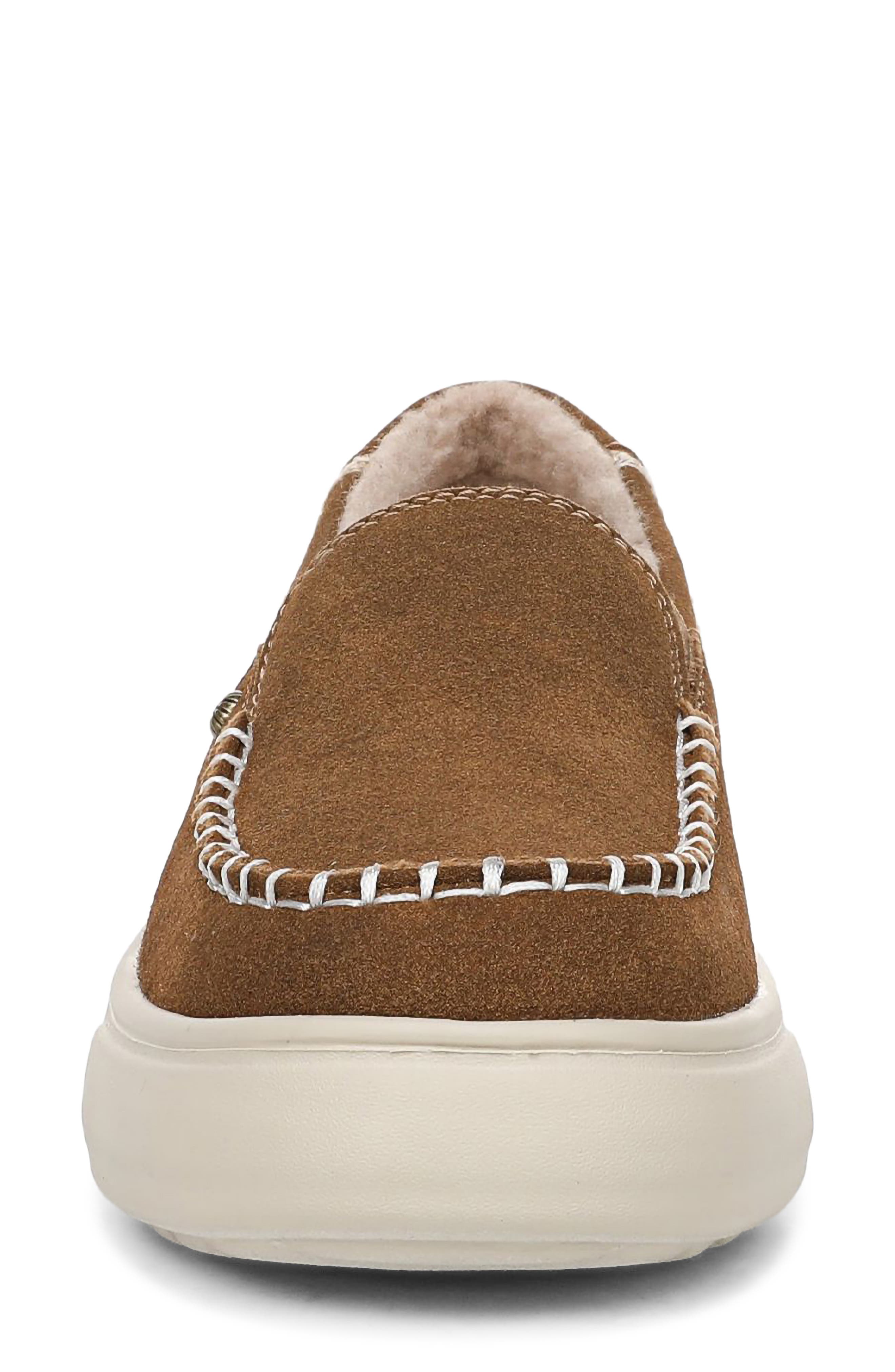 Seabright Faux Leather Slip-On Sneaker, Alternate, color, SCOTCH FAUX SUEDE