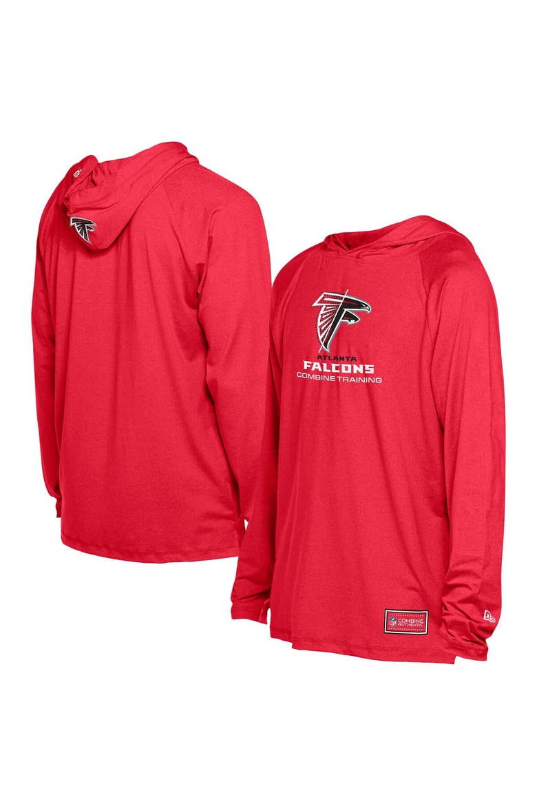 Men's New Era  Red Atlanta Falcons Functional Fandom Hoodie, Main, color, Red