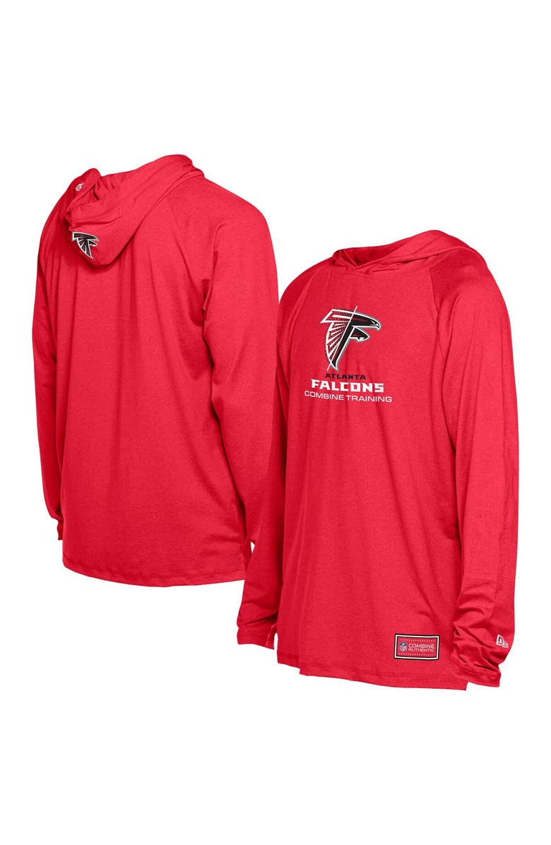 New Era Men's New Era Red Atlanta Falcons Functional Fandom Hoodie, Main, color, Red