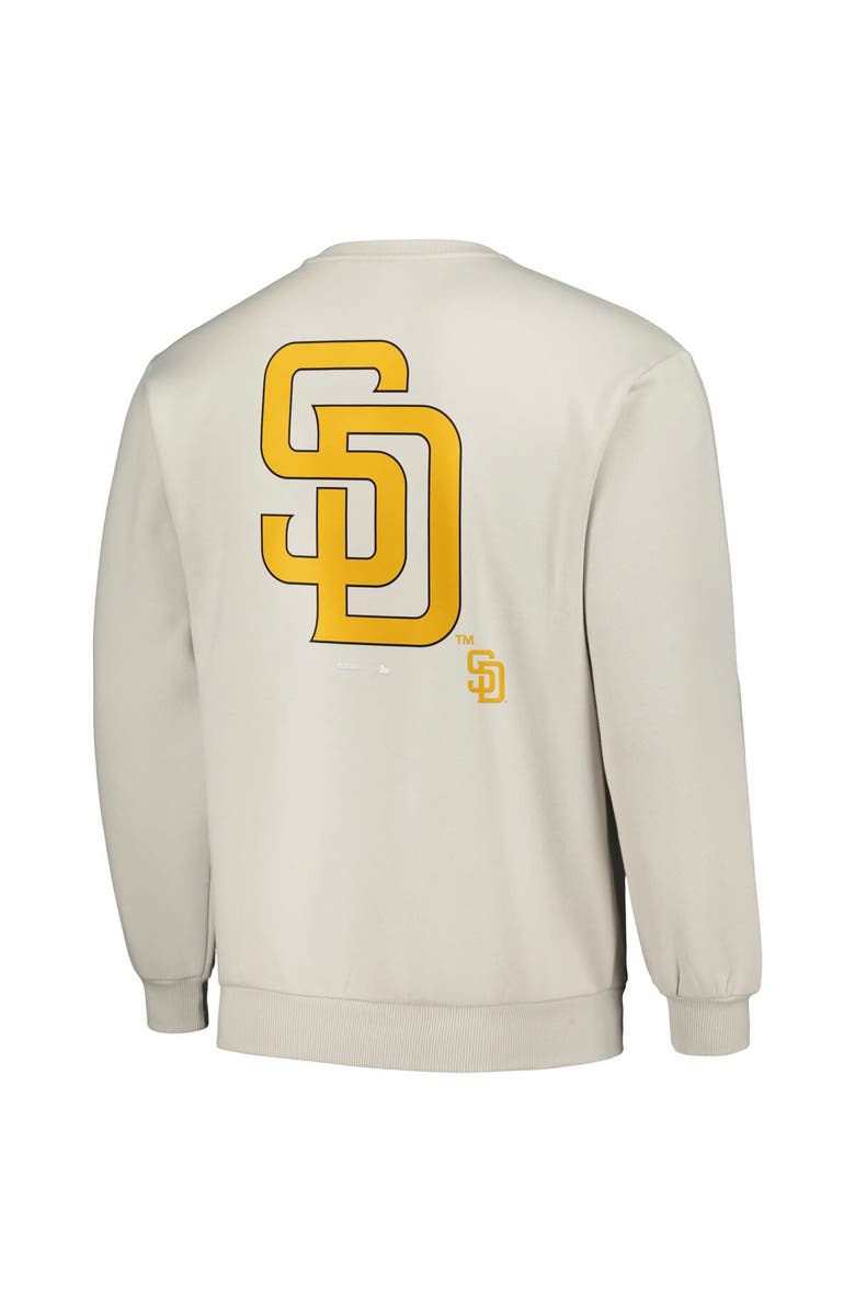 PLEASURES Men's PLEASURES Gray San Diego Padres Ballpark Pullover Sweatshirt, Alternate, color, 