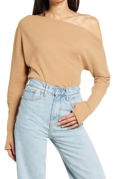 We the Free Fuji Off the Shoulder Thermal Top
