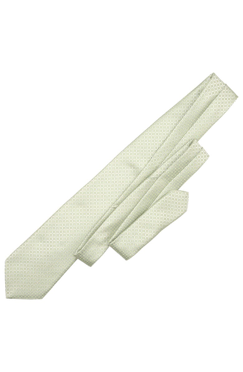 Elizabetta Romeo - Silk Jacquard Tie for Men, Alternate, color, Mint Sorbet