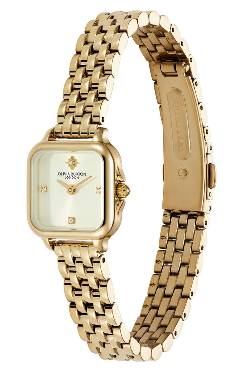 Olivia Burton Mini Grosvenor Bracelet Watch, 20mm, Alternate, color,