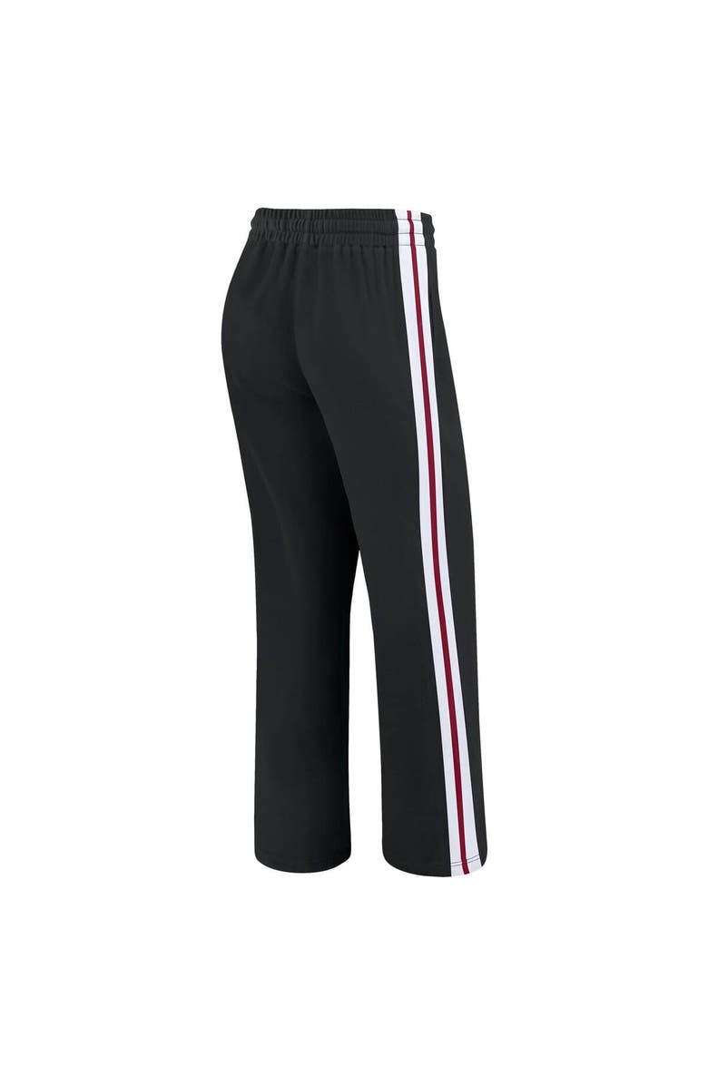 WEAR by Erin Andrews Women's WEAR by Erin Andrews Black Washington Commanders Color-Block Straight Leg Pants, Alternate, color, Black