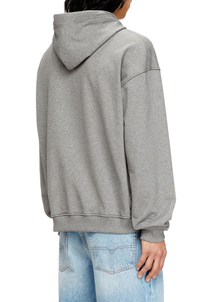 DIESEL<sup>®</sup> S-Boxt-V4 Hoodie, Alternate, color, Melange Grey