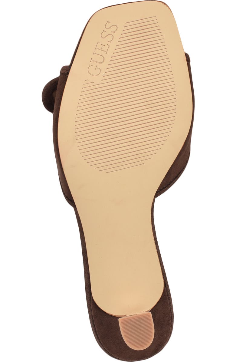 GUESS Dista Slide Sandal, Alternate, color, Dark Brown