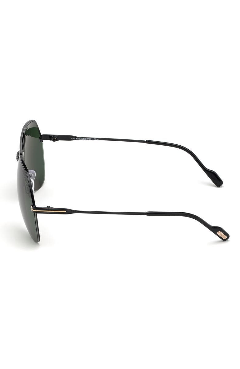 TOM FORD 62mm Aviator Sunglasses, Alternate, color, 